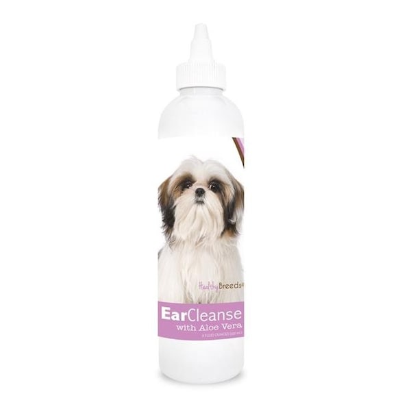 Healthy Breeds 840235115434 8 oz Shih Tzu Ear Cleanse with Aloe Vera Sweet Pea & Vanilla 840235115434 - main